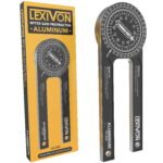 LEXIVON Aluminum Miter Saw Protractor | 7-Inch Rust Proof Angle Finder Featuring