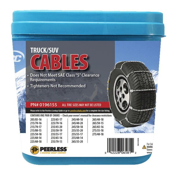 Peerless Chain Light Truck Tire Cable, #0196155