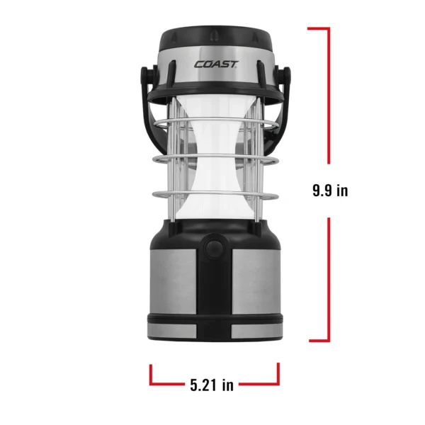 COAST EAL18 LED Lantern – 460 Lumens, Dual Color (White & Red), 4 Light Modes, IP54 Rated