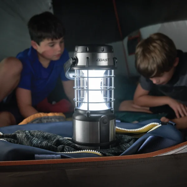 COAST EAL18 LED Lantern – 460 Lumens, Dual Color (White & Red), 4 Light Modes, IP54 Rated
