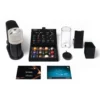 Breville Vertuo Next Coffee and Espresso Maker in Light Gray plus Aeroccino3 Milk Frother in Black