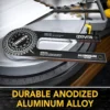 LEXIVON Aluminum Miter Saw Protractor | 7-Inch Rust Proof Angle Finder Featuring