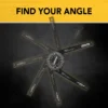 LEXIVON Aluminum Miter Saw Protractor | 7-Inch Rust Proof Angle Finder Featuring