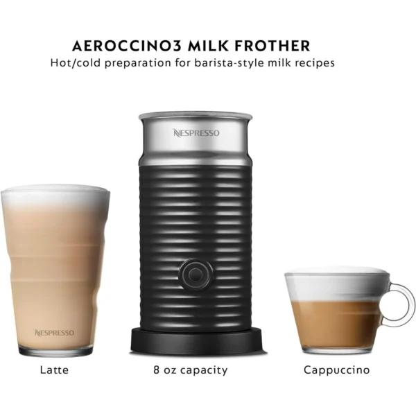 Nespresso Vertuo Pop+ Coffee and Espresso Machine by De'Longhi with Aeroccino Milk Frother, Pacific Blue