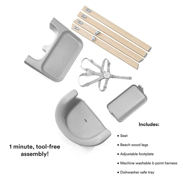 Stokke Clikk High Chair (Cloud Grey)