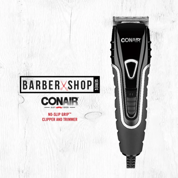 Conair MAN Barbershop Series Professional No-Slip Grip Haircut Kit, 20 Piece
