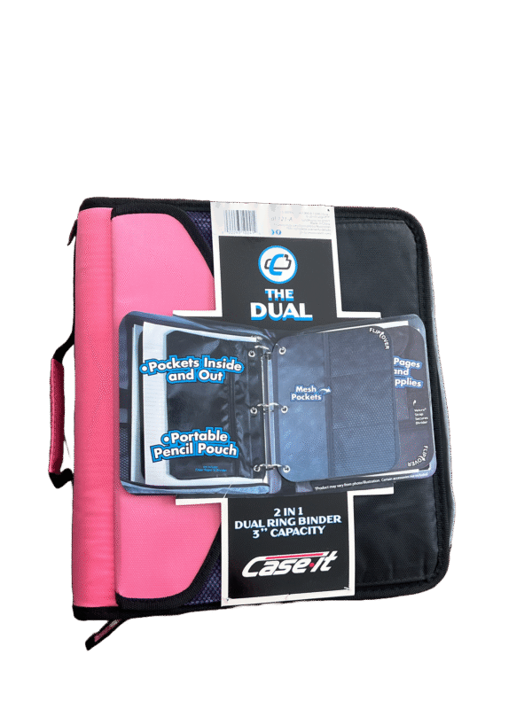 Stay Effortlessly Organized with a 2-in-1 Design The 3 Inch D Ring Binder with Zipper combines functionality and style to become the ultimate solution for your organizational needs.