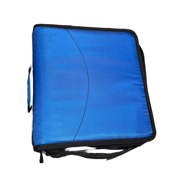 Screenshot 2025-11-02 at 4.42.23 PM 3 Inch, D Ring Binder 2-in-1 Zipper Binder, Black & Red, Assembled Product Height 13" x Depth 3.14 x Width 12.99", Handle and Shoulder Strap Included (Blue)
