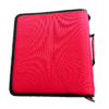 Case-it 3 Inch, D Ring Binder 2-in-1 Zipper Binder, Black & Red, Assembled Product Height 13" x Depth 3.14 x Width 12.99", Handle and Shoulder Strap Included
