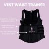 bm2 Body Maxx Waist Trainer Corset for Women, Vest Trainer Ab Shaper, Shaping Waist Band, Black 5XL