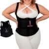 bm7 Body Maxx Waist Trainer Corset for Women, Vest Trainer Ab Shaper, Shaping Waist Band, Black 5XL