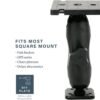Reliable Durability for Every Angler The Drift Marine Square Fish Finder Mount is meticulously crafted to meet the needs of fishing enthusiasts who demand dependable performance on the water. Built from heavy-duty aluminum, this mount ensures unparalleled durability and resistance to the harsh elements found on marine adventures.