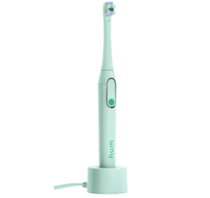 hum by Colgate Smart Electric Toothbrush, Rechargeable Sonic Toothbrush with Travel Case, Teal
