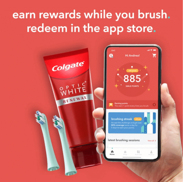 Screenshot 2026-01-22 at 8.02.57 AM hum by Colgate Smart Electric Toothbrush, Rechargeable Sonic Toothbrush with Travel Case, Teal