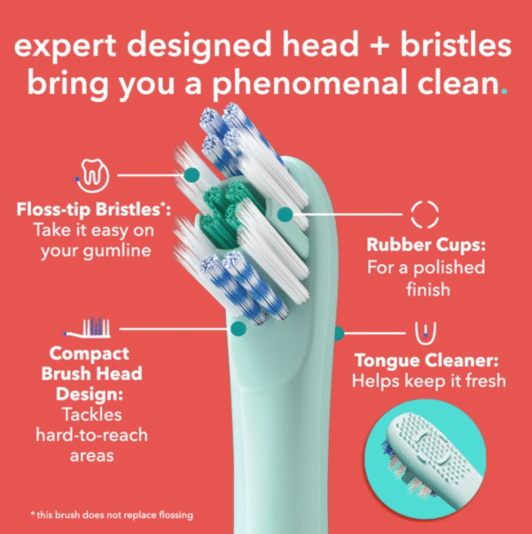 Screenshot 2026-01-22 at 8.03.36 AM hum by Colgate Smart Electric Toothbrush, Rechargeable Sonic Toothbrush with Travel Case, Teal