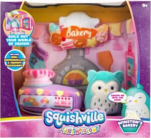 Squishville by Squishmallow Bakery Play Scene