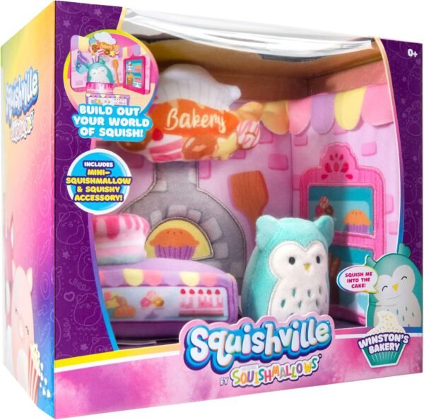 Squishville by Squishmallow Bakery Play Scene