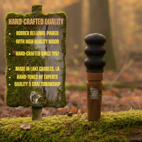 LS-85-4 Faulk's Game Calls Deluxe Squirrel Call LS-85, Brown