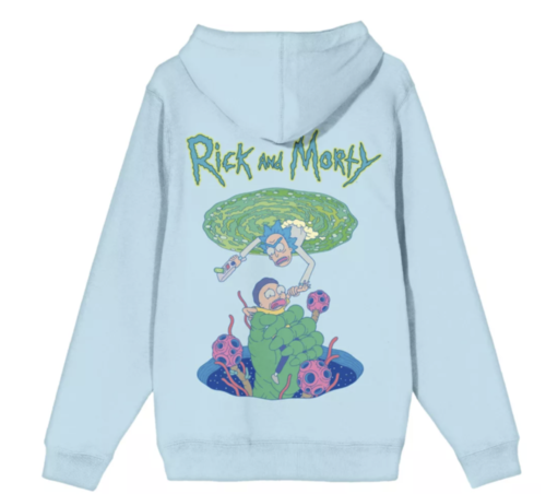 Rick and Morty Men’s Graphic Hooded Sweatshirt, Sizes M-XL