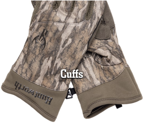 Huntworth Gunner Gloves - Mossy Oak® Bottomland Sizes M-XL