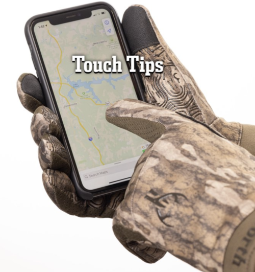 Huntworth Gunner Gloves - Mossy Oak® Bottomland Sizes M-XL
