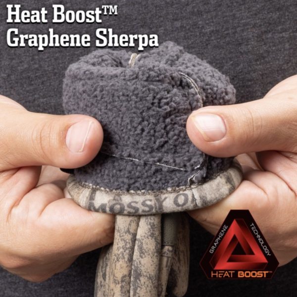 Screenshot 2026-02-13 at 10.36.48 AM Huntworth Men’s Endeavor Heat Boost™ Gloves (Mossy Oak Bottomland), Size L/XL