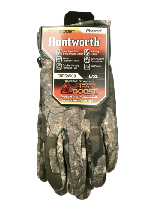Huntworth Heat Boost™ Hunting Gloves (RealTree Timber®) Size L/XL