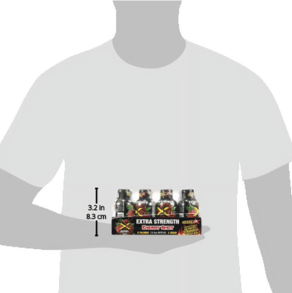 Stacker 2 Xtra Energy Shot - Berry Flavor (Pack of 12)