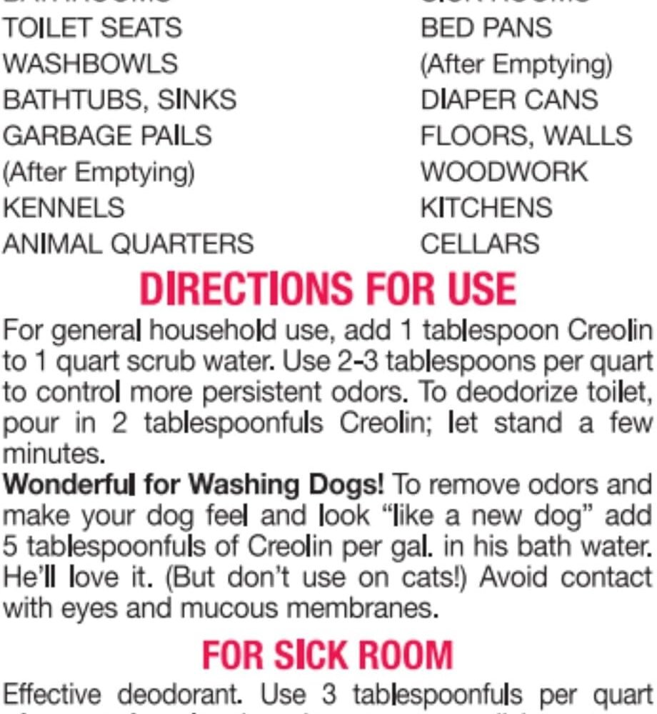 Creolin Deodorizing Multi-Purpose Cleanser, 8 Ounces