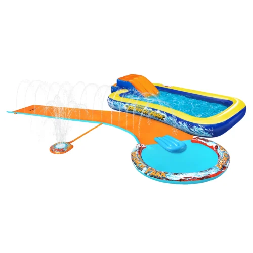 d4 Banzai Aqua Drench 3-in-1 Splash Park for Outdoor Summer Fun Ages 3+