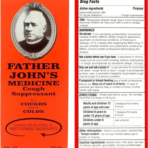 Father John's Alcohol-Free Cough Medicine, 8 Ounces