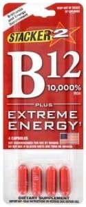 Stacker 2 B12 Blister Packs - Extreme Energy (4 Per Card)