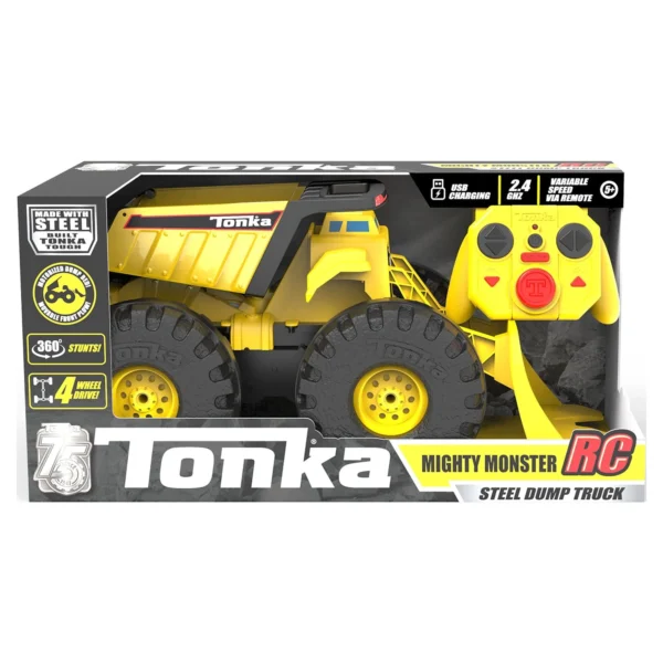 t8 Tonka Mighty Monster RC - A Tonka First-Ever - Dump & Plow Truck