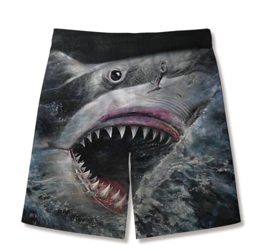 Lolliepie Boys Swim Trunks - Shark Print