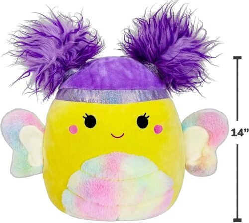 Squishmallows 14" Yellow Butterfly Squishdoo - Posey, The Stuffed Animal Plush Toy