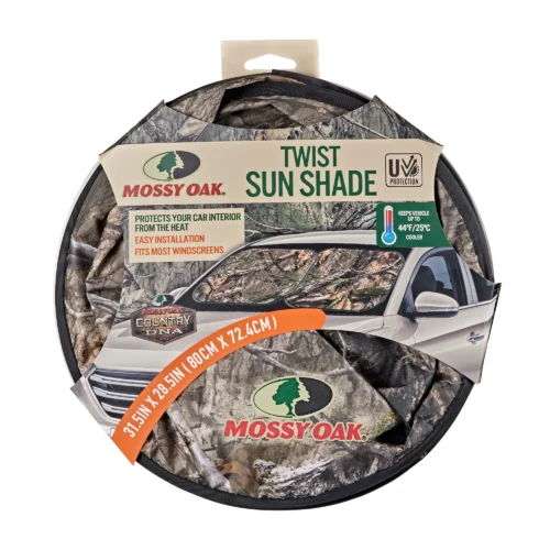 Mossy Oak 23SH171 Foldable Sunshade, 28.5'' x 31.5'', 2 Count