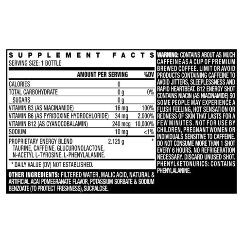Stacker 2 Vitamin B Complex B12 B6 B3 Liquid Energy Shots - Vegan Cyanocobalamin, 10,000% DRV - B-6 Pyridoxine 40mg - B3 Niacinamide (Niacin) 20mg (2oz, Pack of 24)