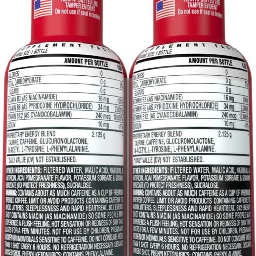 Stacker 2 Vitamin B Complex B12 B6 B3 Liquid Energy Shots - (2oz, Pack of 24)