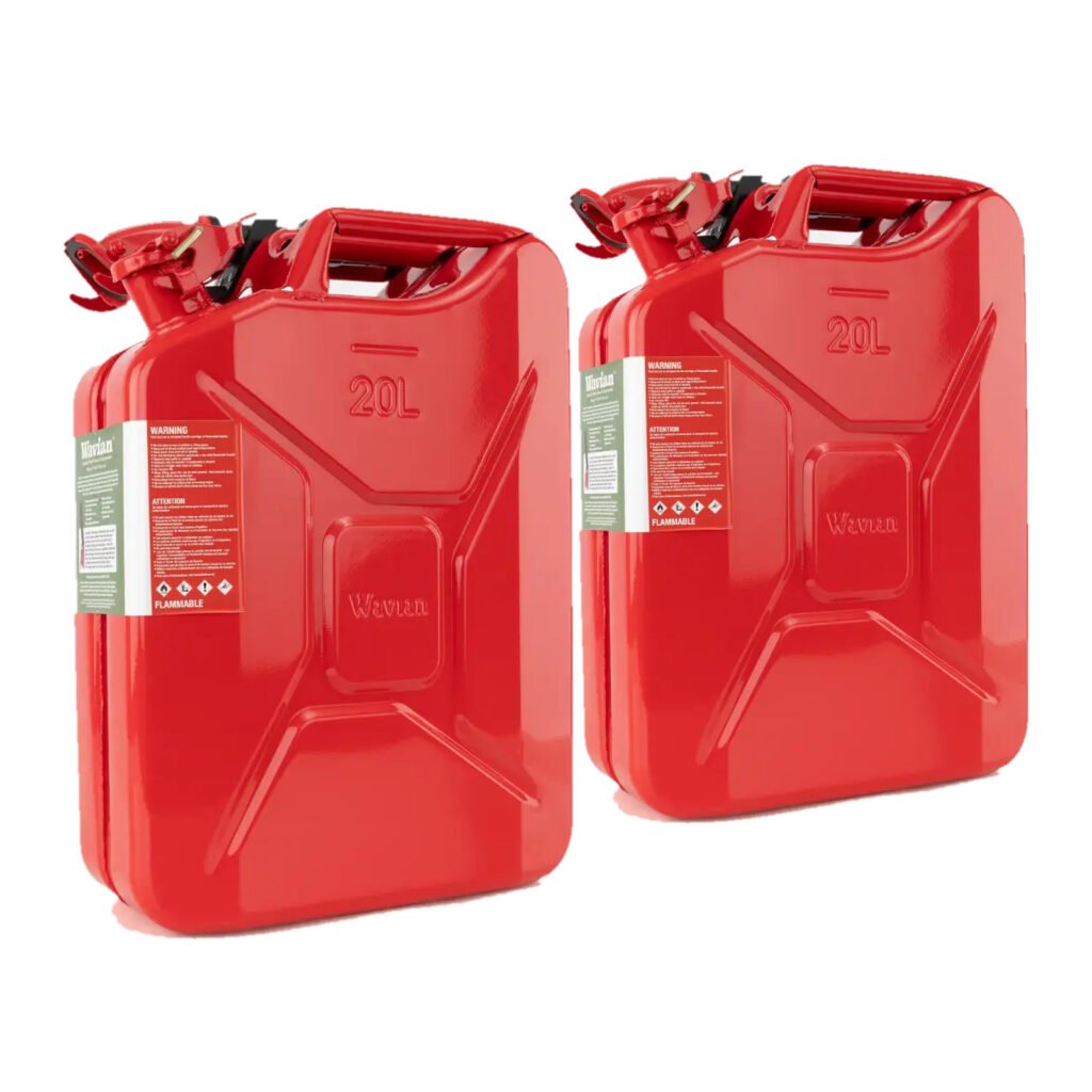 Wavian NATO jerry can 2-pack, red 20L